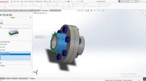 Solidworks Simulation Tutorial / Flanges and Bolts