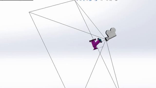 Camera solidworks animation in circular pattern for a Non- returm valve by Prof.Johnson varghese