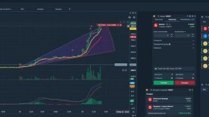 Пример исполнения трейлинг-стоп заявки в Терминале