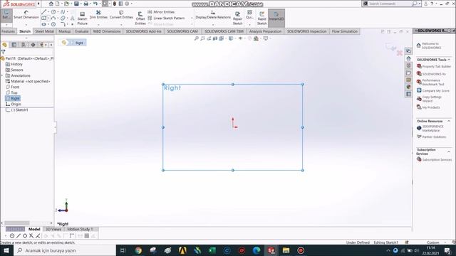 Solidworks Örnek Çizim -Yeni Başlayanlar İçin(Solidworks  Beginner Exercises) смотреть онлайн