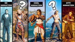 Эволюция анимации бездействия главного героя в играх Assassin's Creed (2007-2021)
