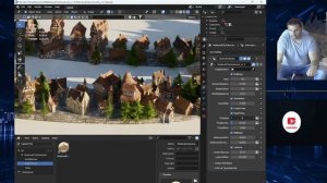 Blender Addon Review-Medieval City Generator