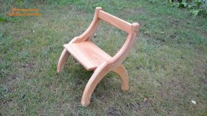 Необычный деревянный стул. Мебель из дерева  / DIY Wooden chair.  Ash