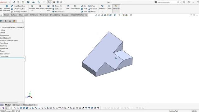 Solidworks Basic Tutorial for Beginners !Training Exercise 16