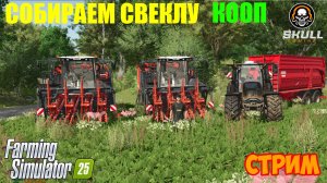 Farming Simulator 25 от РАБОТНИКА до НАЧАЛЬНИКА ФЕРМЫ в КООПе Часть #5