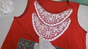 Варёнка трикотажной майки.