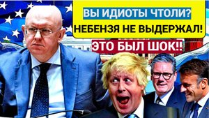 ШОК! НЕБЕНЗЯ В ООН ОДНИМ СЛОВОМ ПОСТАВИЛ НА МЕСТО БРИТАНИЮ И ФРАНЦИЮ!