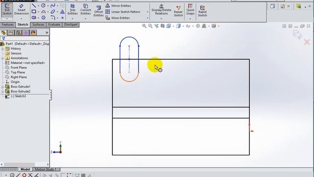 Linear Pattern Solidwork