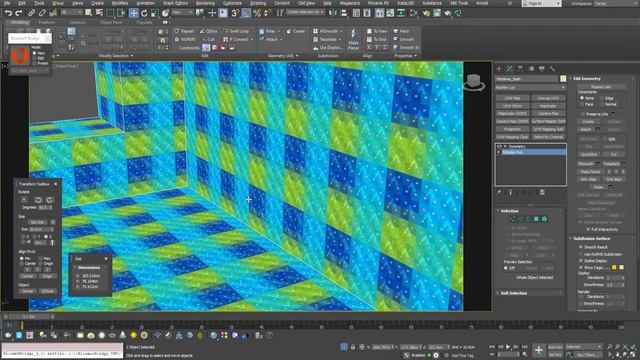 Unwraping Part 7 window frame rizomuv and 3ds max