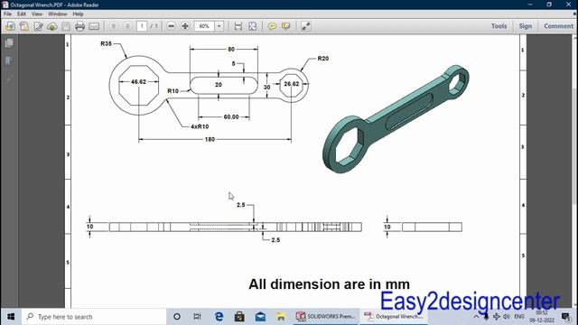 Solidworks Tutorial for Beginners Exercise-8 सीखिए हिंदी में