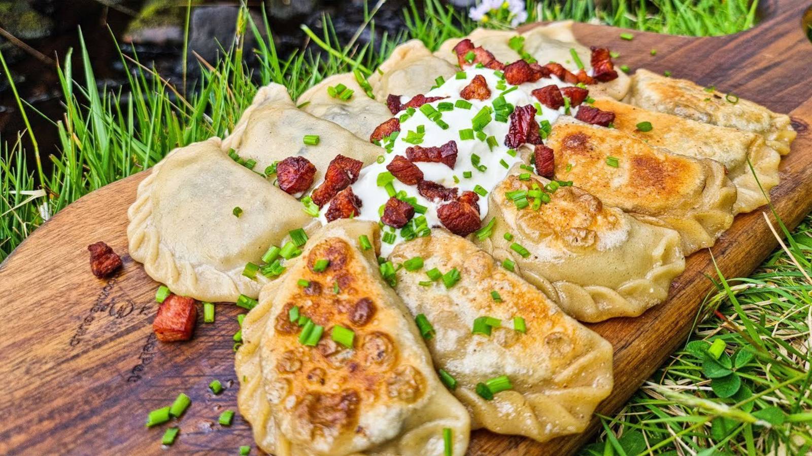 Лучшие польские Вареники приготовленные на природе! Как вкусно поесть в дикой природе