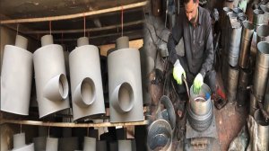 Процесс изготовления воздухоочистителя для грузовиков 8X8 | Массовое производство воздушных фильтров