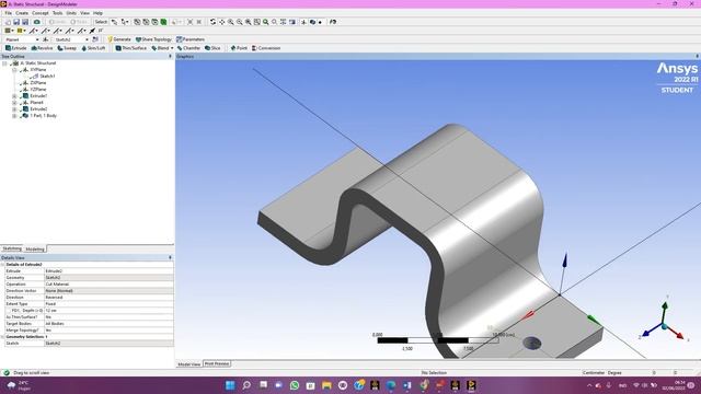 ansys 2022 simple bracket смотреть онлайн