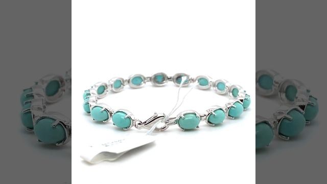 Sterling Silver and Turquoise Bracelet смотреть онлайн