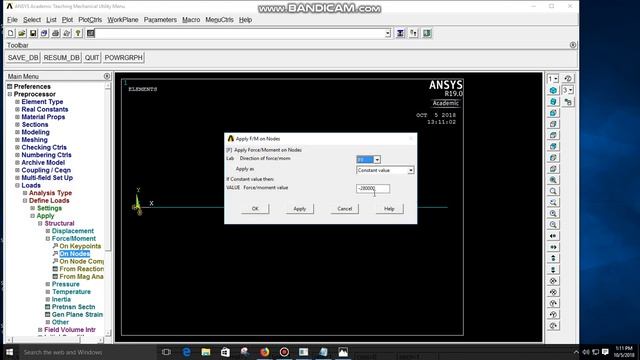 Structural analysis Cantilever beam using ANSYS смотреть онлайн