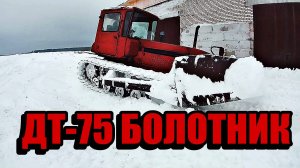 Оживление легенды. ДТ-75"БОЛОТНИК".Обзор.История.