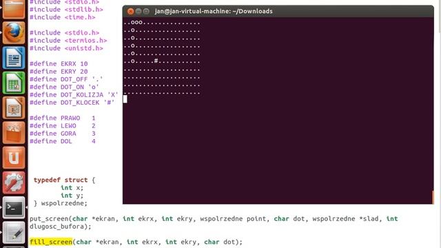 Wąż w ANSI C смотреть онлайн