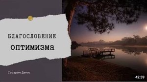 Благословение оптимизма. Денис Самарин