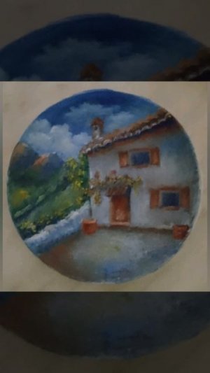 Разрисовываем блюдечко