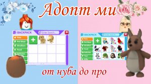 От нуба до про! 😱 За 30 минут! Adopt me Прокачиваю аккаунт с нуля в Adopt me🐈 Roblox