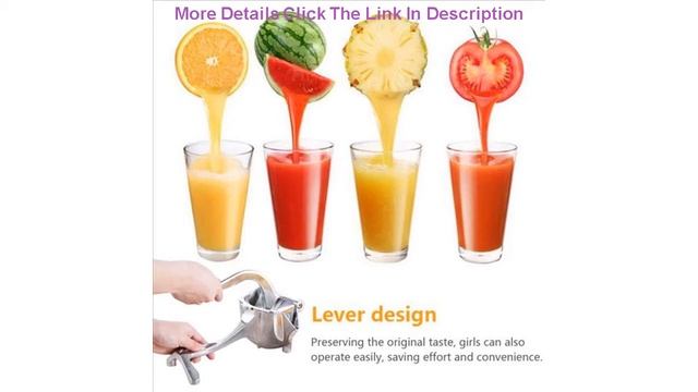 Manual Fruit Juicer Squeezer Stainless Steel Press Orange Lemon Walnut Juicer Blender Citrus Juice