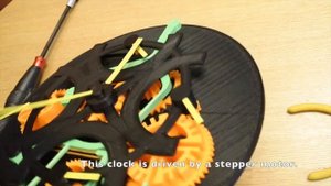 3D Printed Clock with Perpetual Calendar