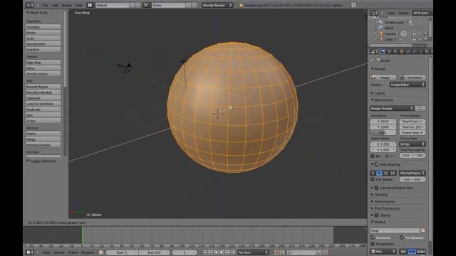 Blender 3D UV Sphere Kanten weicher stellen! смотреть онлайн