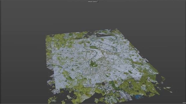 Paris City 3d Model 80km смотреть онлайн