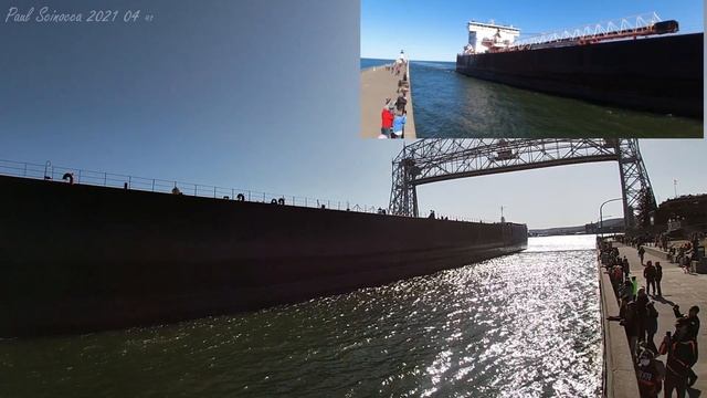 Coming in with a bow full of ice! The Duluth arrival of the Indiana Harbor April 01, 2021 смотреть онлайн