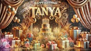 Красивая Песня- С Днем Рождения Танечка 🎂🎈 ✨