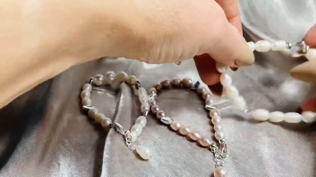 Браслеты из речного жемчуга 🐚