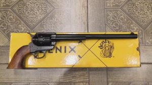 Револьвер Кольт Миротворец 12" ствол черный, Peacemaker revolver 12", USA 1873, Denix 7303