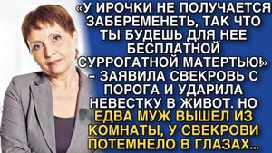 «У ИРОЧКИ НЕ ПОЛУЧАЕТСЯ ЗАБЕРЕМЕНЕТЬ, ТАК ЧТО ТЫ БУДЕШЬ ДЛЯ НЕЕ БЕСПЛАТНОЙ СУРРОГАТНОЙ МАТЕРТЬЮ!»