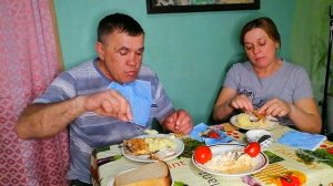 Рыбный день. Жизнь в деревне