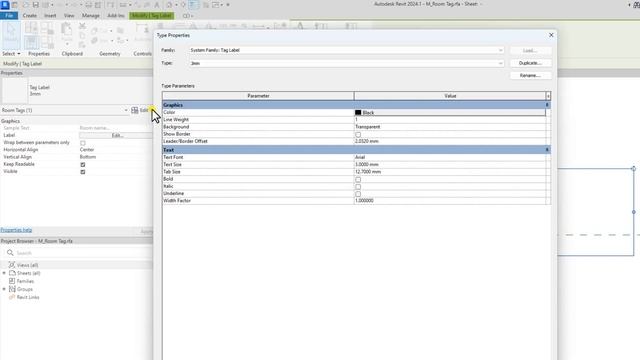 ROOM TAGS IN REVIT 2025 | QUICKLY CREATE AND EDIT  | #quicktutorial