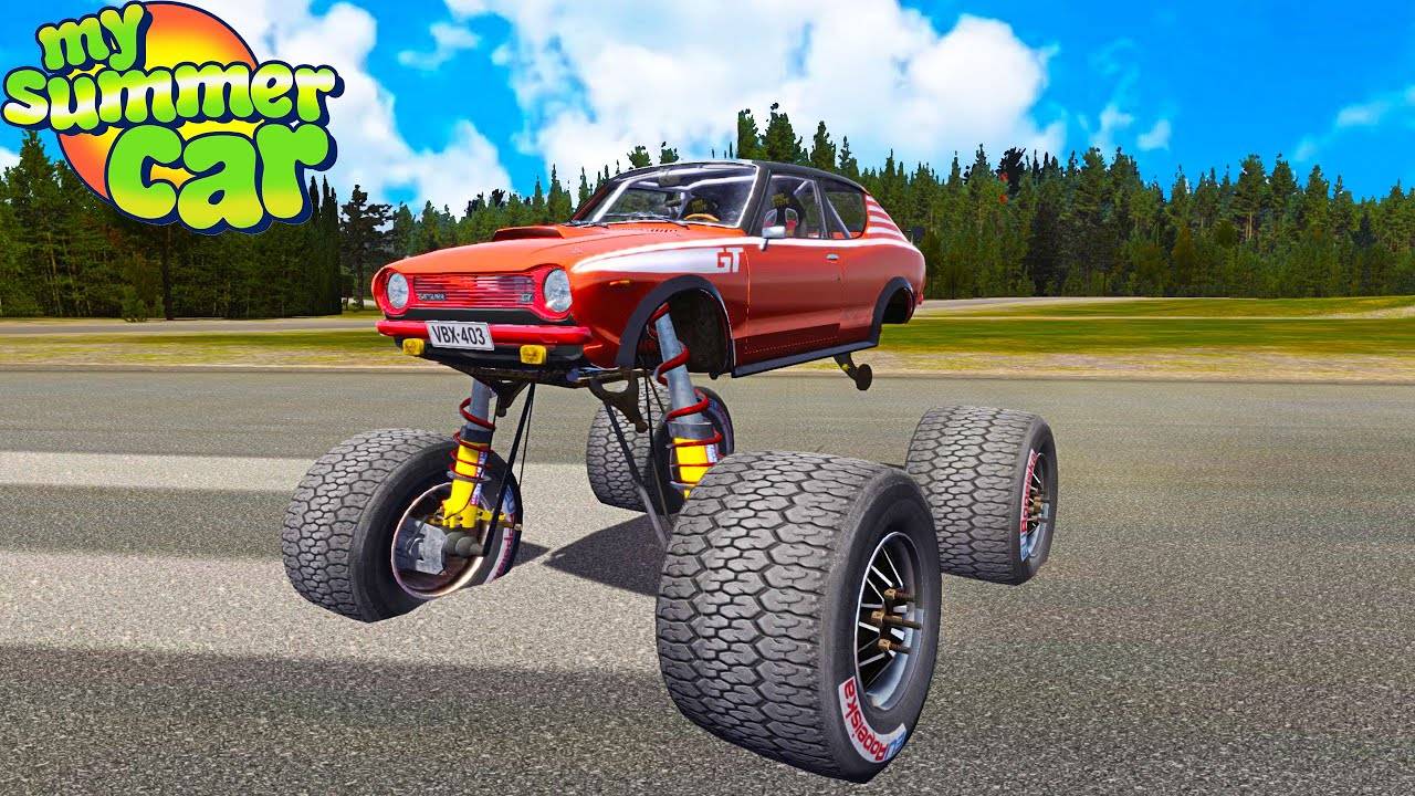 МОНСТР ТРАК САТСУМА ДЛЯ БЕЗДОРОЖЬЯ - My Summer Car смотреть онлайн