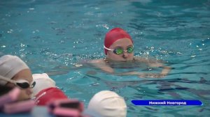 Открытый урок по синхронному плаванию прошел в бассейне «Дельфин»
