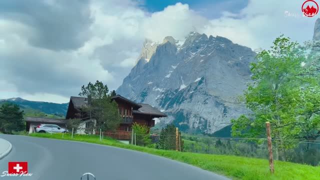 Гриндельвальд, Швейцария 4K | Самая красивая деревня Швейцарии - швейцарская долина