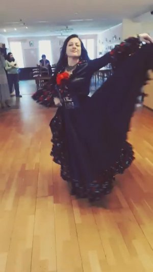 Цыганский танец "Хоп хоп хоп". Шоу балет. Цыганский ансамбль. Выступление в доме престарелых.