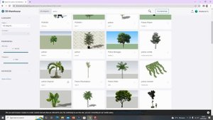 Download Collada file di 3dwarehouse - Sketchup 2019