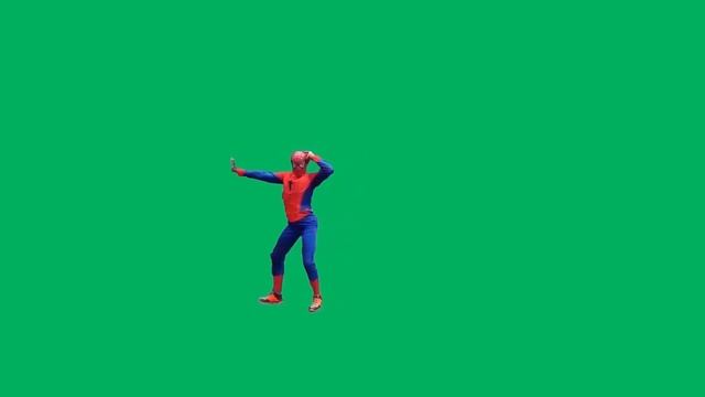 Spiderman dancing salsa ZIGUIRIGUIDUM Green Screen HD смотреть онлайн
