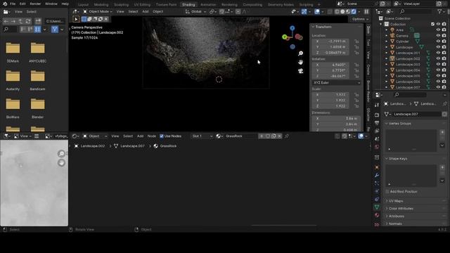 Cave Ruins concept art - Blender Render Timelaps смотреть онлайн