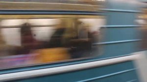 Торможение ЭДТ на метровагоне 81-717 станция Технопарк