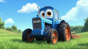 Синий трактор 🚜 Песенка для малышей Детские Песенки 3D мультик песни для детей #синийтрактор