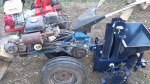 примерка картофелесожалки к мотоблоку мтз и изготовление сцепки