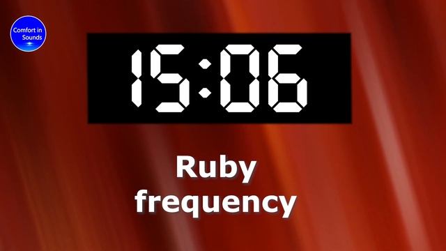 SOUND PIECE - Pure Ruby Hz, increase concentration, power and love sensation, white noise