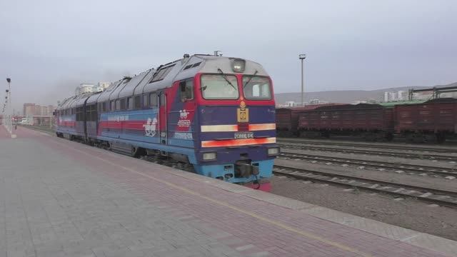 Советские тепловозы в Монголии в отличном состоянии | Монгольская железная дорога | Улан-Батор смотреть онлайн