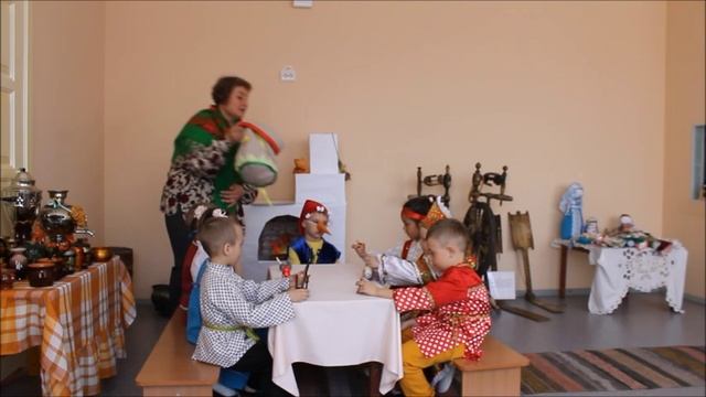 Занятие в средней группе Деревянные игрушки