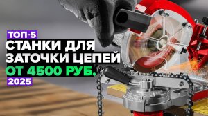 ТОП-5: Лучшие станки для заточки цепей❗️ Рейтинг 2025 года