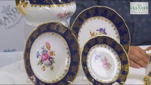 мэри энн мелкие цветы кобальт 0086 leander